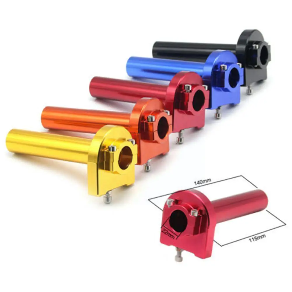 

Motorcycle Scooter Modified Universal Aluminum Grips Motorcycles Accessories Handlebar Motorcycle 7/8'' Handle Throttle O4N2