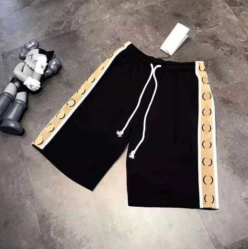 

2021 spring and summer new tide brand ancient home reflective ribbon leisure relaxed simple fashion shorts for men and women