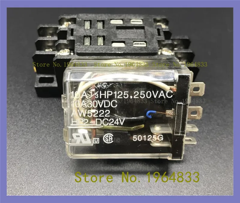 

Реле HP2-DC24V AW5222 и основание