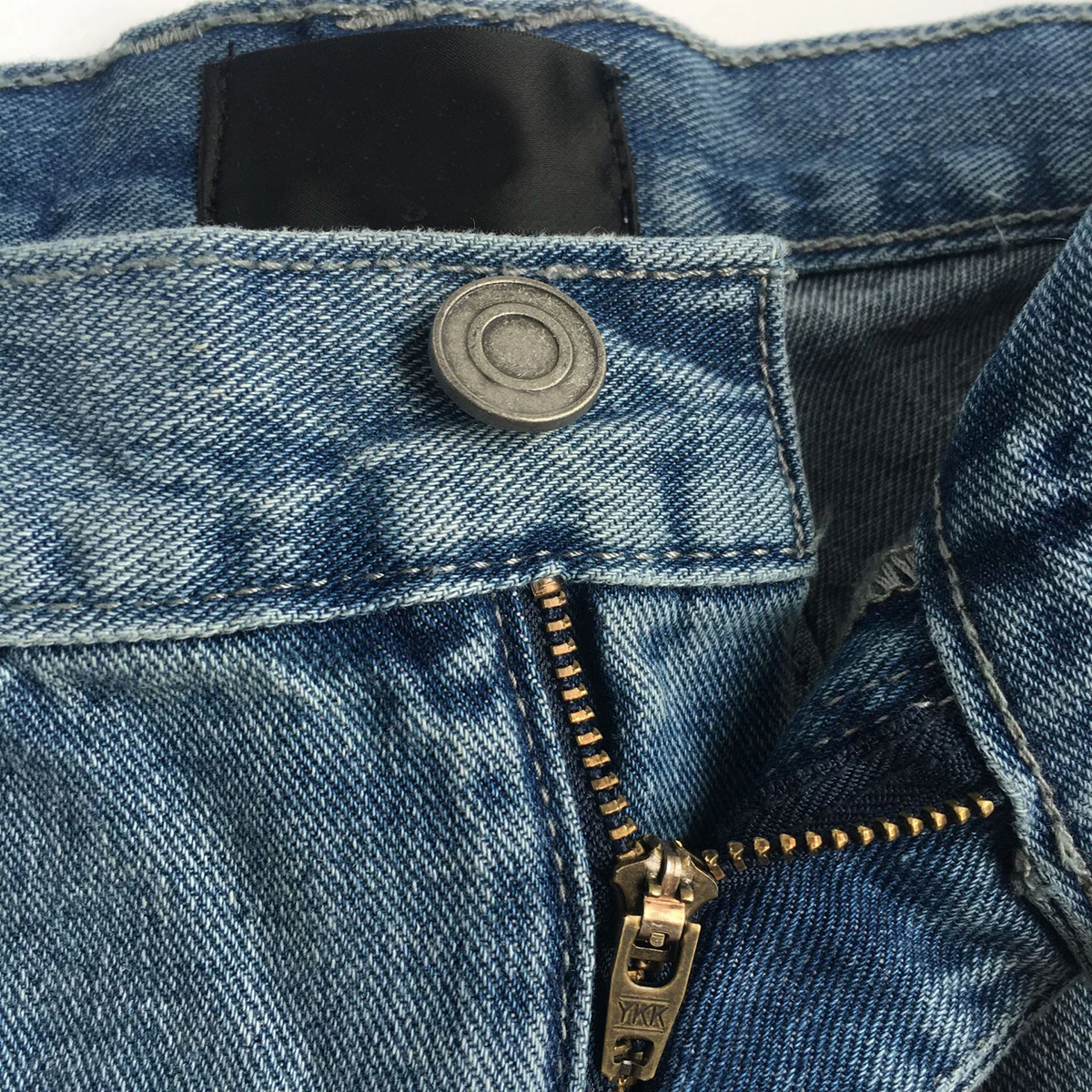 Hole Belt Patchwork Retro Jeans Women Spring Summer High Waist Button Zipper Long Trousers Casual Vintage Straight Pants 2021