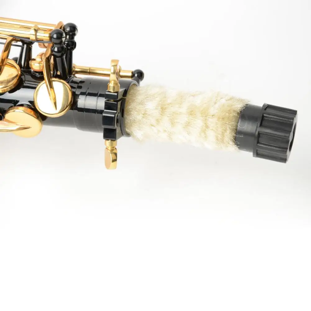 Be латунный резной узор жемчужно-белый корпус кнопка саксофон с ремешком черные