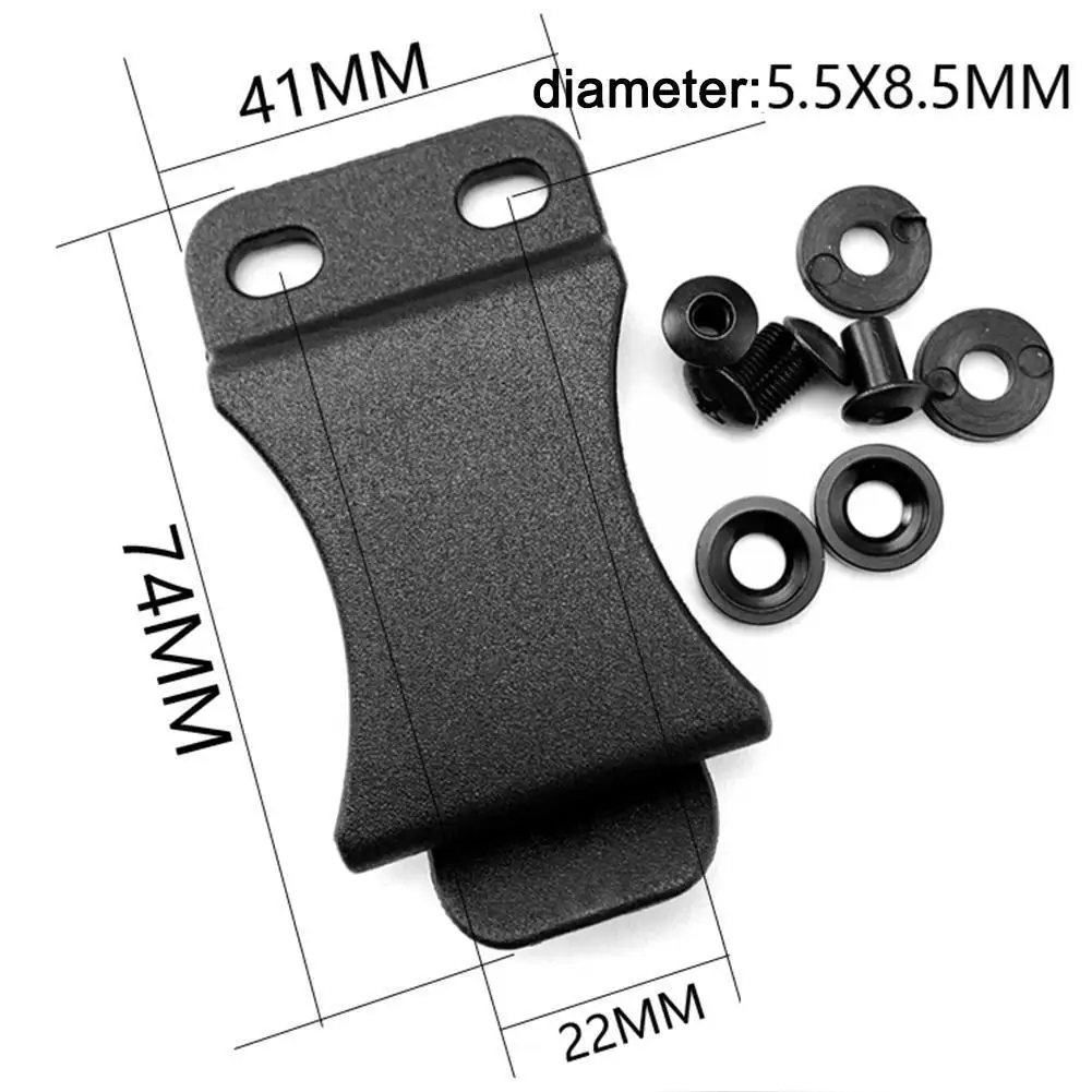 

Outdoor Tactical K Sheath Holster Belt Clip Scabbard Screws Clip With For Tactical Waist Clip K Sheath Holster C3E8