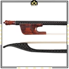 Улучшенная скрипка в барочном стиле 44, лук из углеродного волокна, круглая Палочка из змеиного дерева, лягушка, белый конский волос, хорошо сбалансированный