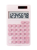 new digital electric desktop calculators with 8 digit lcd display smart solar power battery calculator for home office school