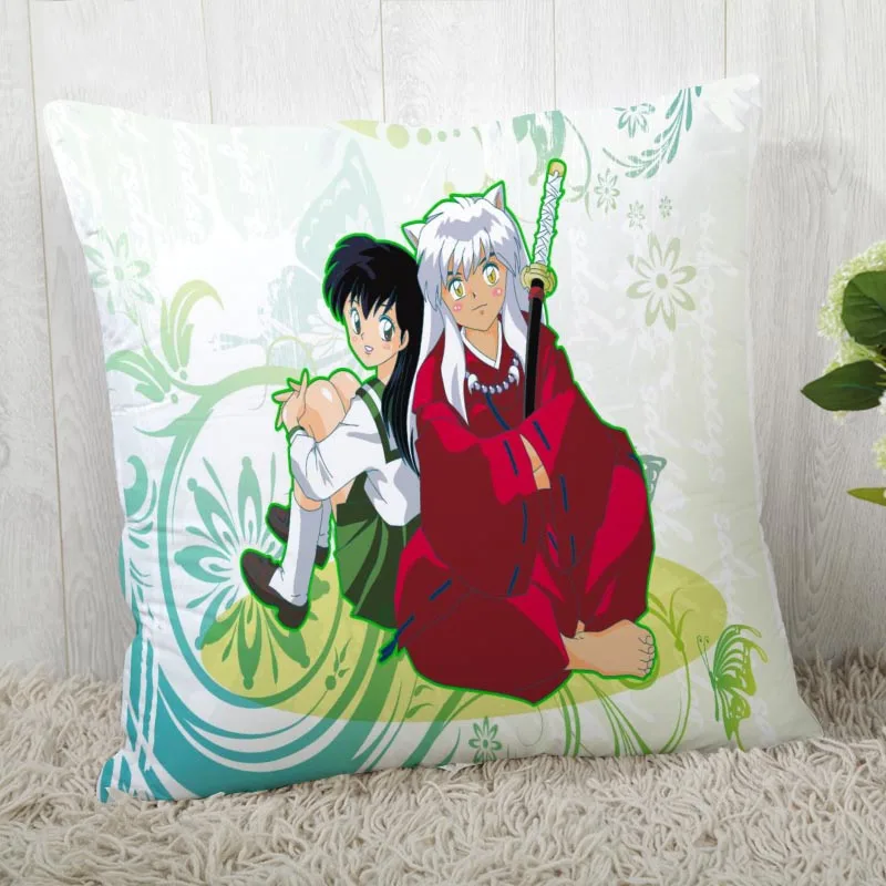 Наволочки на заказ InuYasha квадратная наволочка Рождественская Наволочка на молнии наволочка 40*40 см, 45*45 см(с одной стороны - Цвет: Pillowcase 11