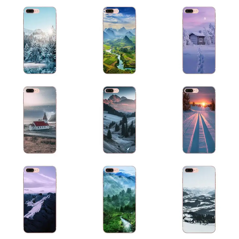 Чехол для телефона Mountain River And House Классический мягкий чехол из ТПУ Apple iPhone 4 4S 5 5C 5S SE