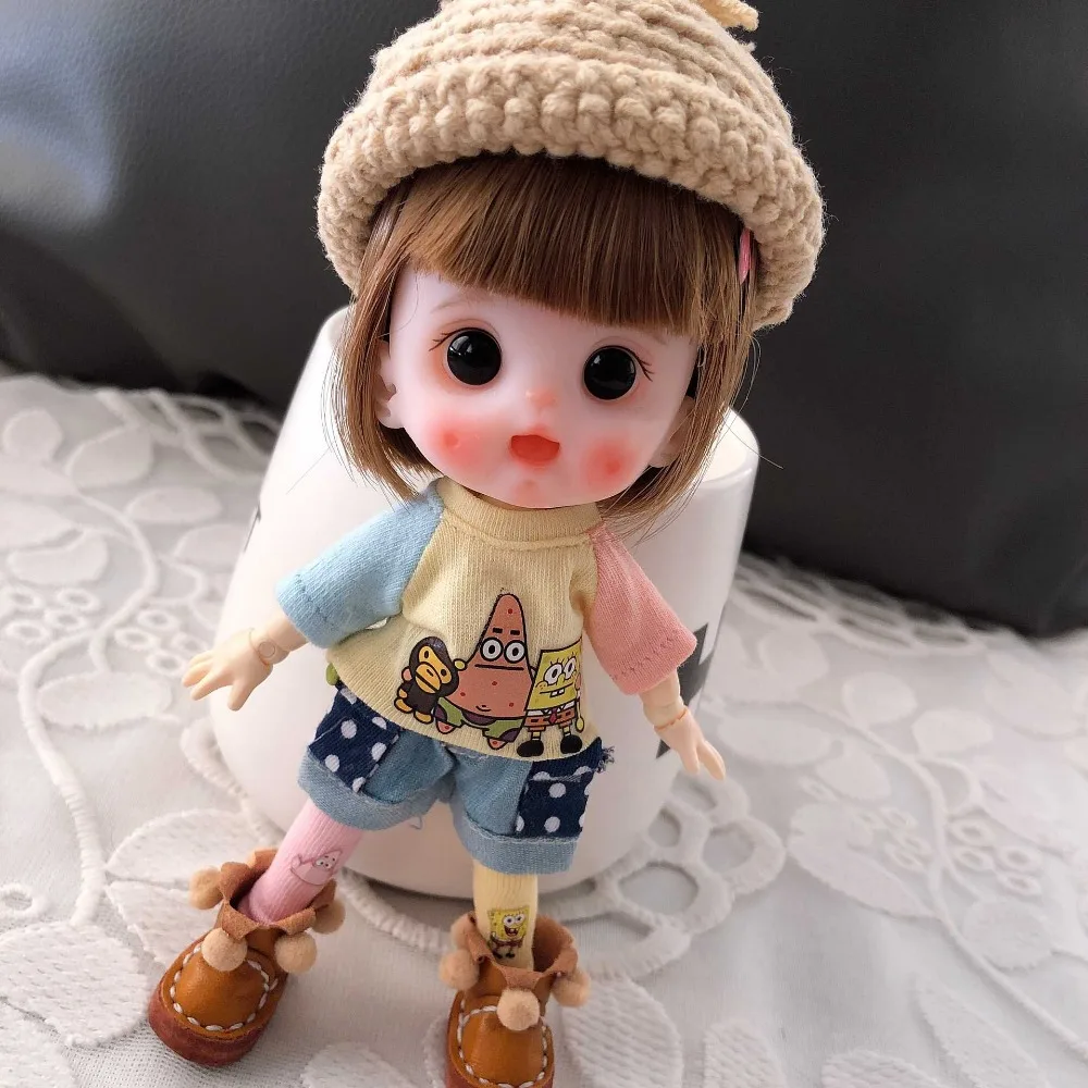 OB11 кукла ручной работы на заказ 1/8 BJD куклы OB голова и Обнаженная кукла Полимерная глина