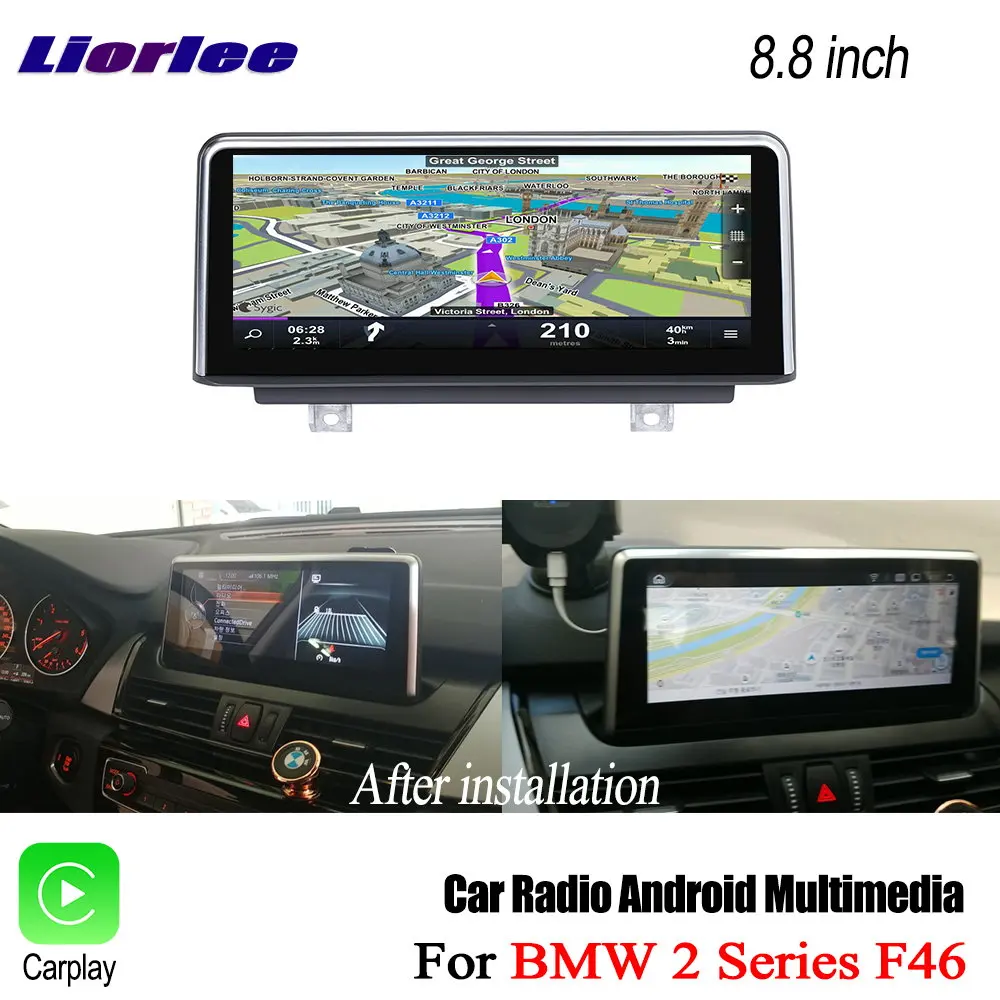 Автомобильный GPS навигатор HD экран для BMW 2 серии F46 2018 NBT EVO Android мультимедийный