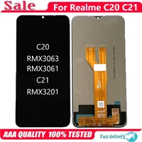6 5 original for realme c20 c21 lcd rmx3063 rmx3061 rmx3201 display touch screen replacement digitizer assembly