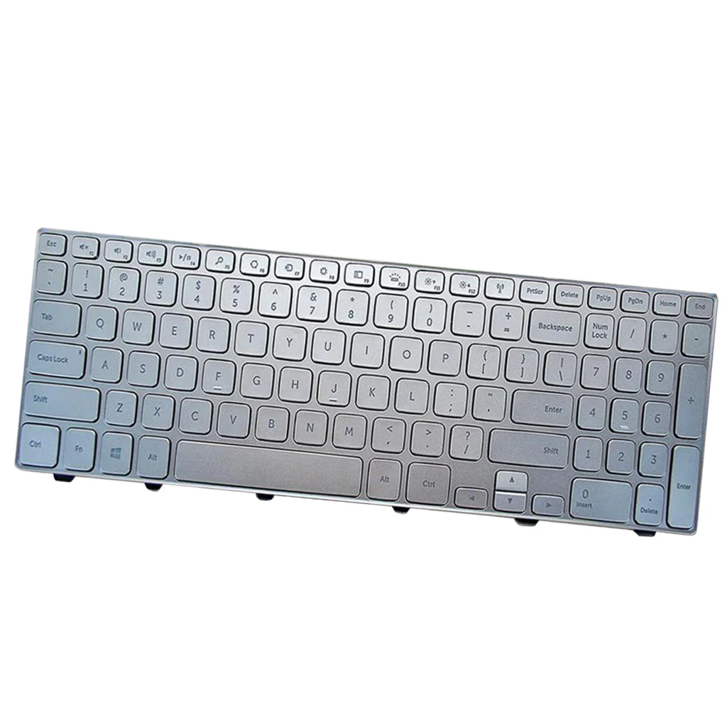 Сменная английская клавиатура для ноутбука с подсветкой/подсветкой Dell Inspiron 15-7000