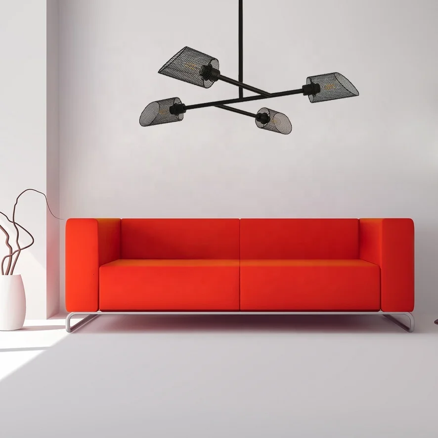 Металлическая декоративная лампа в стиле пост модерн светодиодный потолочный