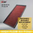 R-EP Высокая Производительность Воздушного фильтра подходит для Audi Q7 3,0 3,6 4,2 6,0 V6 V8 V12 TT 3,2 моющийся 1 шт. многоразовый