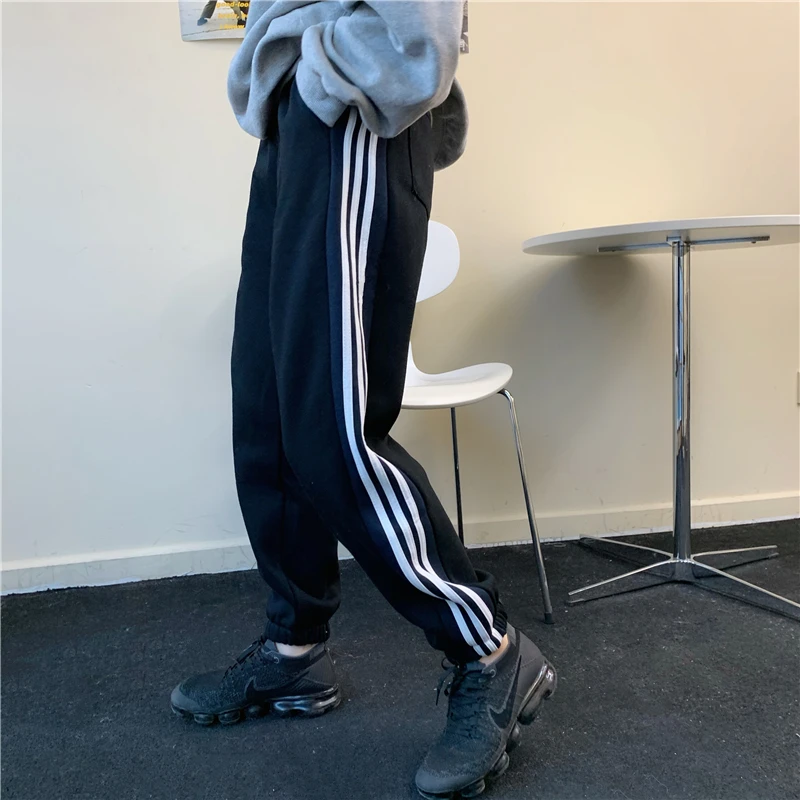 

Thickened High Waist Ankle-Tied Trousers Women's Autumn and Winter Wild 2020 Korean Style New Slimming High Pull-up Casual