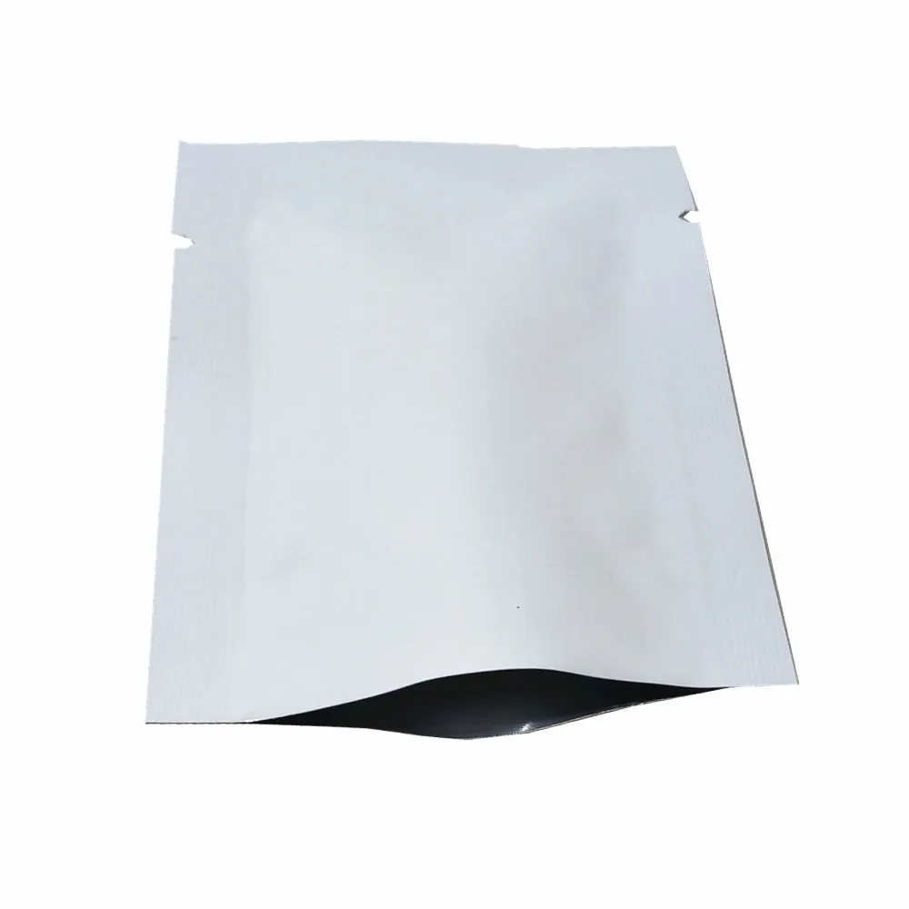 100 шт. вакуумный упаковочный пакет из алюминиевой фольги с открытым верхом и