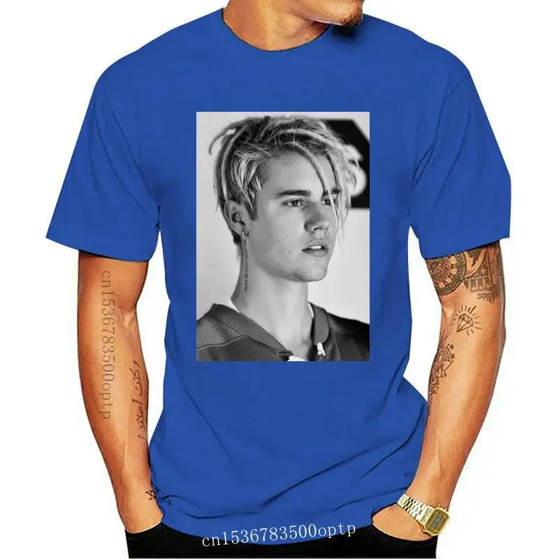 

New Summer Justin Bieber Print T Shirt Men's O-neck Short Sleeve Cotton T Shirt Casual Male Tees Streetwear