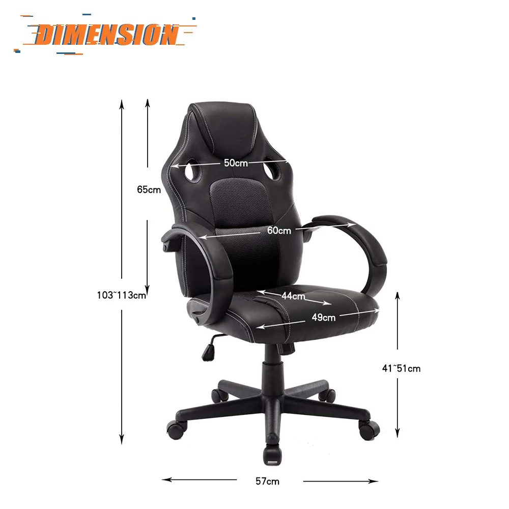 Game chair rotating office with armrest game Chair in racing style | Мебель