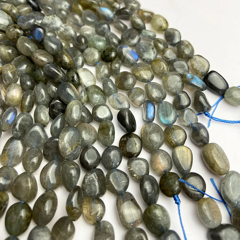 

Glitter Natural Stone Grey Moonlight Crystal Smooth Beads For Jewelry Making Bracelet Charm Accessories 15“Strand 8/10mm