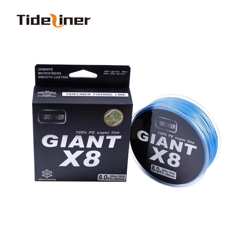 Леска рыболовная из ПЭ 8 жил 500 м | Спорт и развлечения