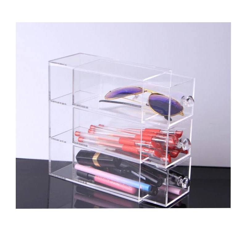 Многослойный акриловый губная помада макияж держатель для ящиков кейс хранения