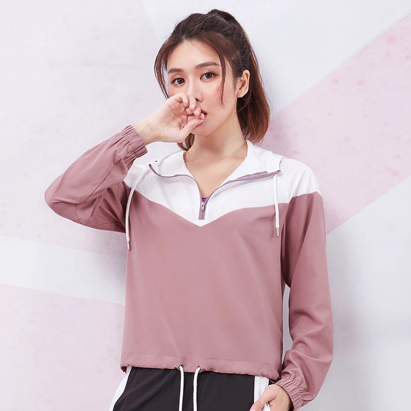 Vansydical женская спортивная куртка ветровки с капюшоном тренажерный зал брюки для