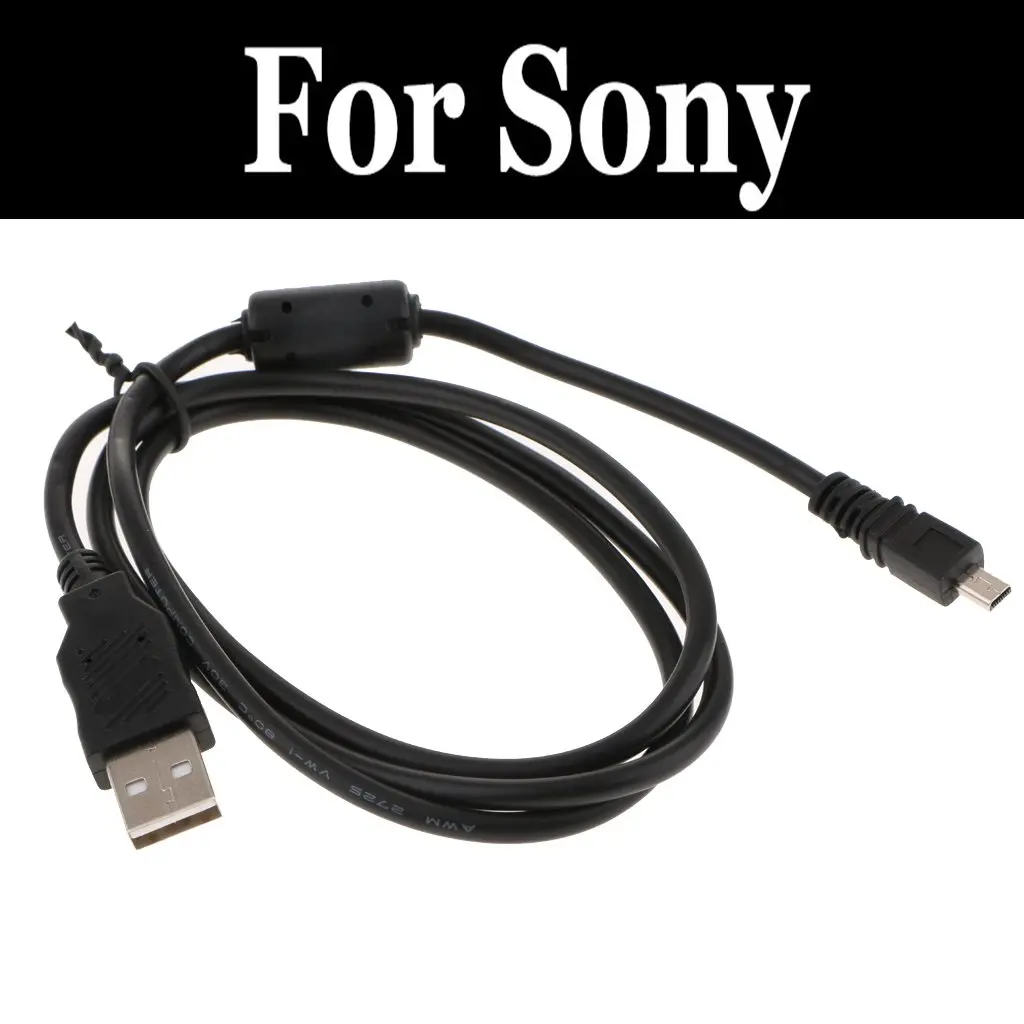 USB-кабель для передачи данных, зарядный провод для цифровой камеры sony Cyber shot DSC QX10 QX100 QX30 RX1R RX1R II S2000 S2100 T110 T99 TF1