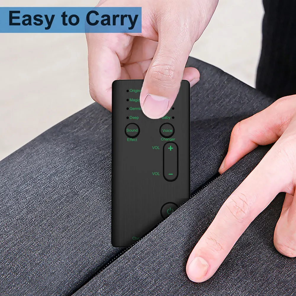 Портативный адаптер для замены голоса 7 режимов звука наушники портативный