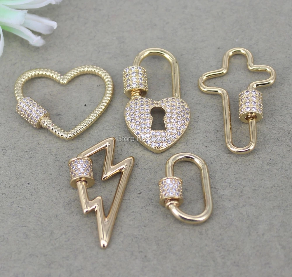 5 шт. золотая металлическая медная овальная форма в форме сердца крест Форма