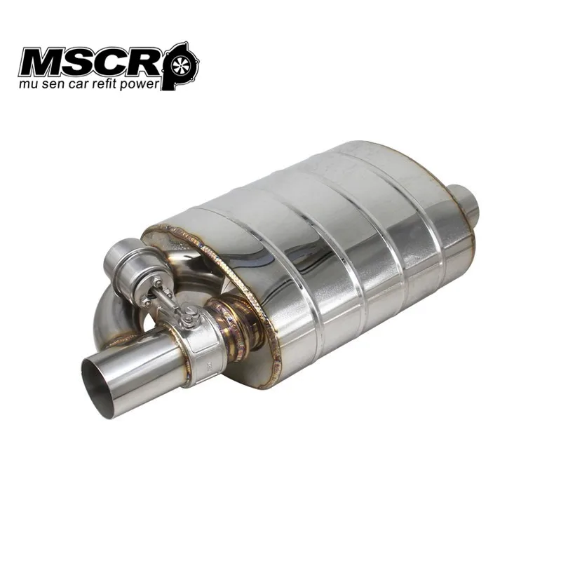 Выхлопная труба из нержавеющей стали с 3 &quotнаклонным наконечником на 3&quot вход