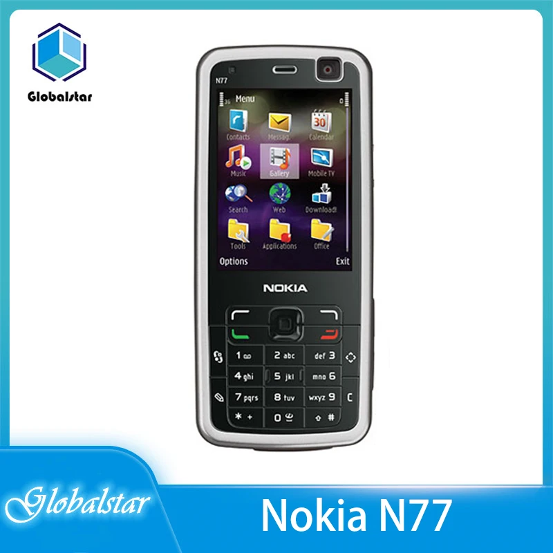 Nokia N77 Восстановленный Оригинальный телефон 2 4 ɿM радио Bluetooth 2G/3G Symbian OS