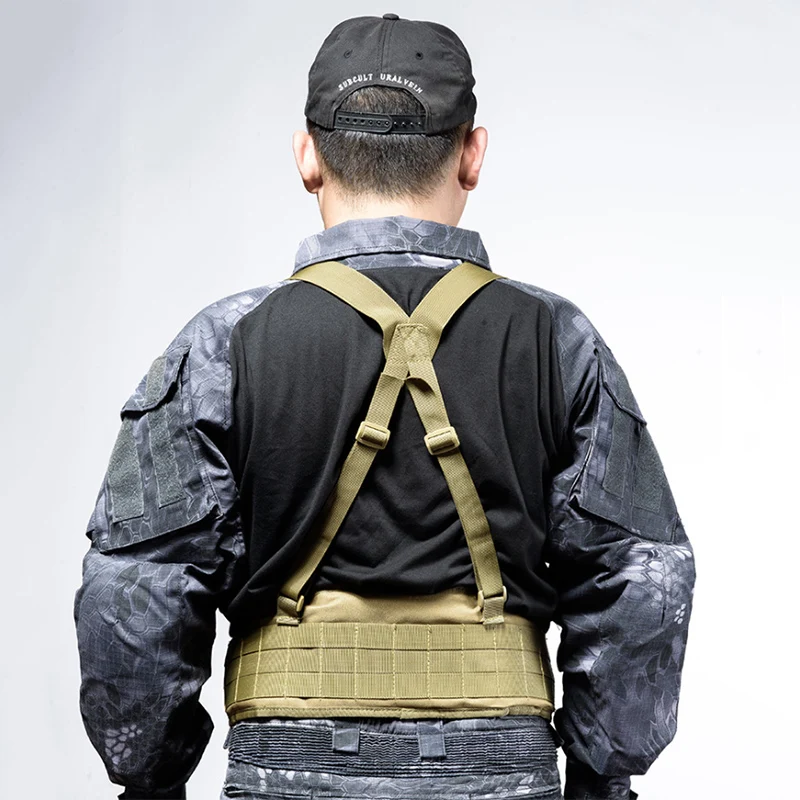 Страйкбол военный тактический многокарманный жилет Пейнтбол боевой штурмовой