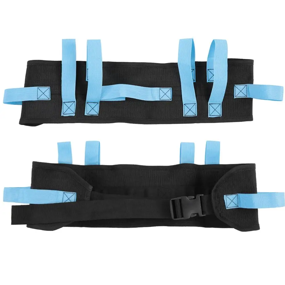 

Auxiliary Patient Transfer Gaitbelt Belt Walking Moving Shift Belt with Hand Grips Quick-Release Buckle Elderly Safety Care Tool