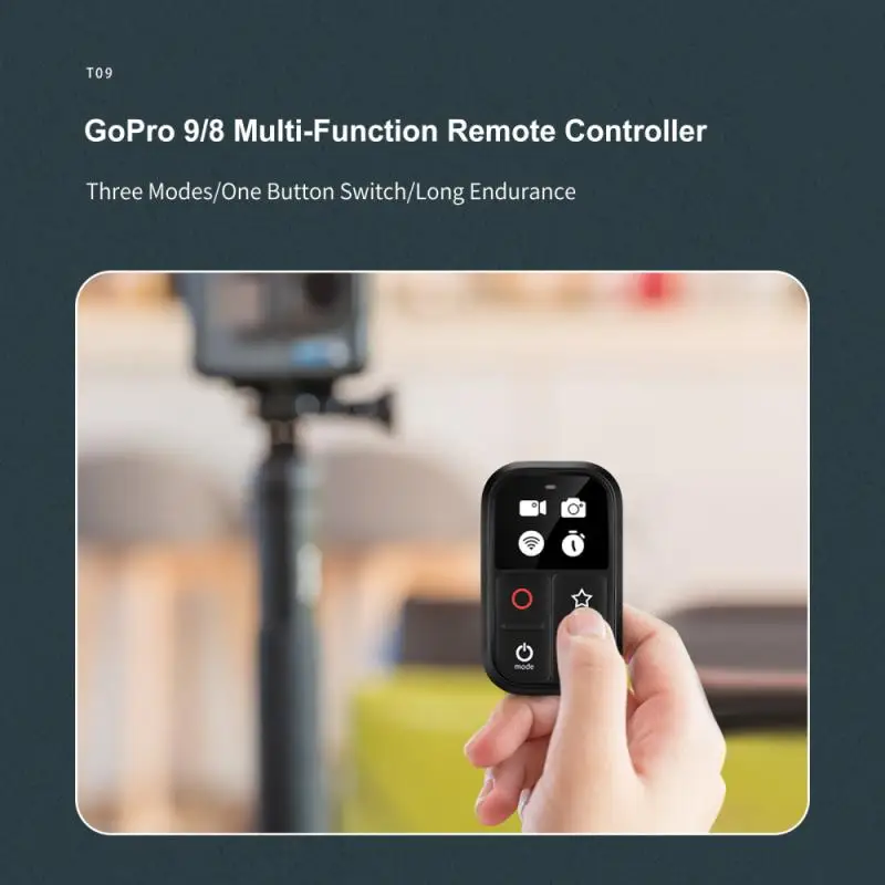 

For GoPro Hero 9/8 Remote Controller Wireless Smart WiFi Multifunctional Bluetooth Sports Camera For Gopro Hero 9 Accessories