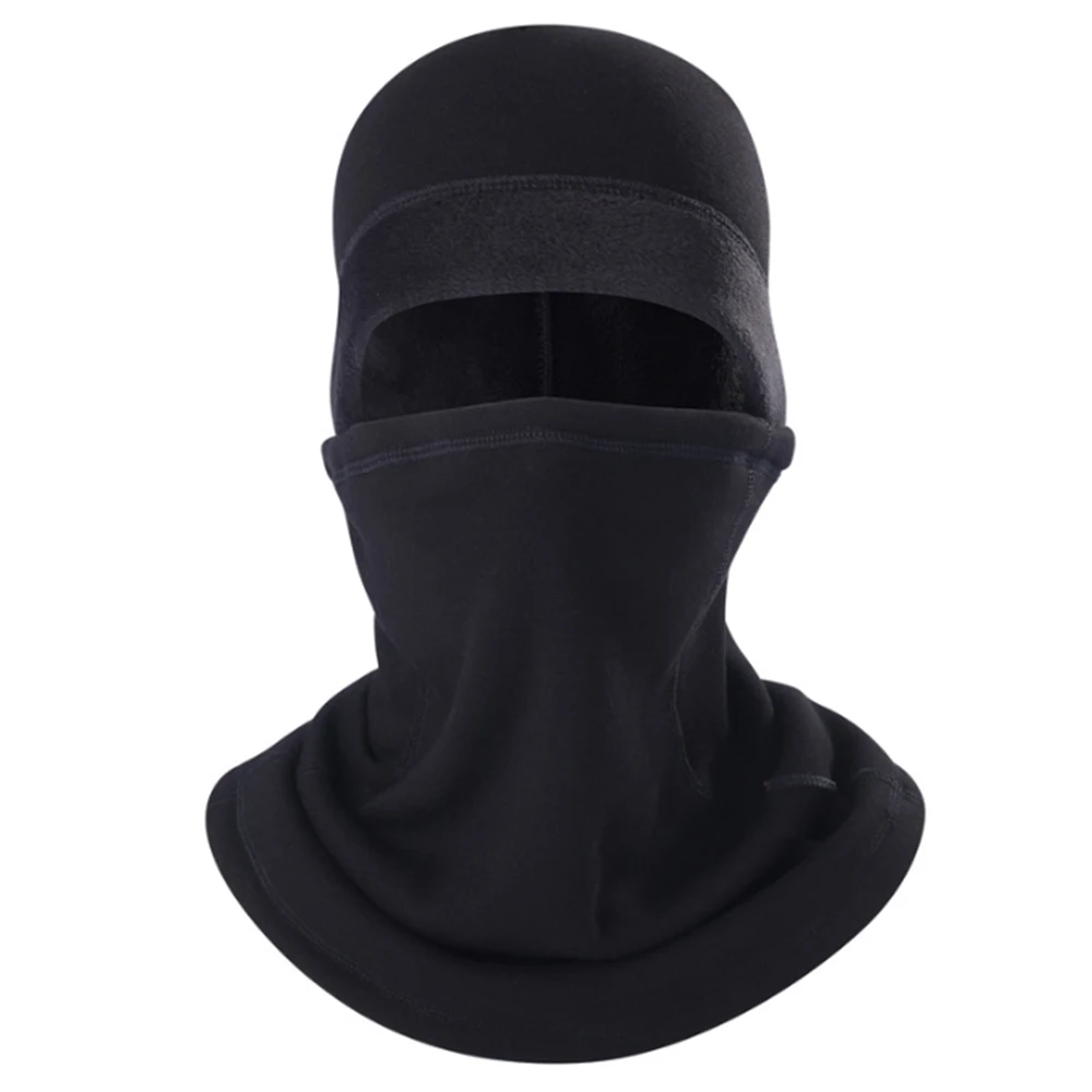 Зимняя черная мотоциклетная маска для лица велосипедная Байкерская уличная