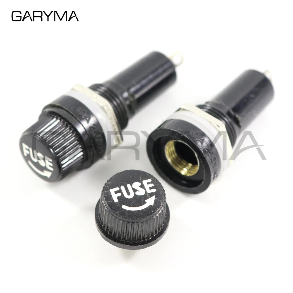 5шт 5*20мм 6*30мм держатели стеклянных предохранителей 5x20 6x30 трубки для монтажа на панель.