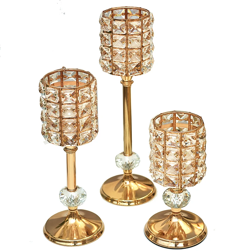 

Металлический стеклянный подсвечник для стола, роскошный золотой подсвечник, центральный элемент, подсвечники, стойка, люстра, подсвечник ...