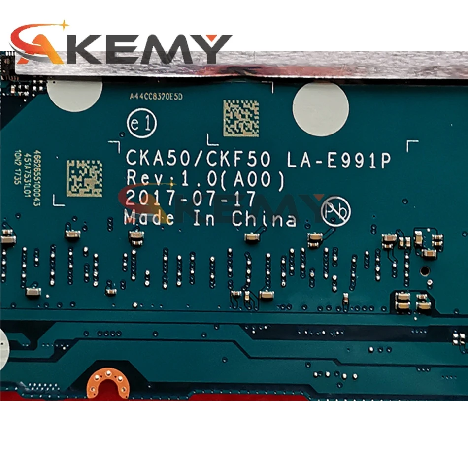 

For DELL Inspiron 15 7577 7570 I5-7300HQ GTX1050 2G Laptop Motherboard CN-0JVVKJ 0JVVKJ LA-E991P SR32S N17P-G0-A1 DDR4 Mainboard