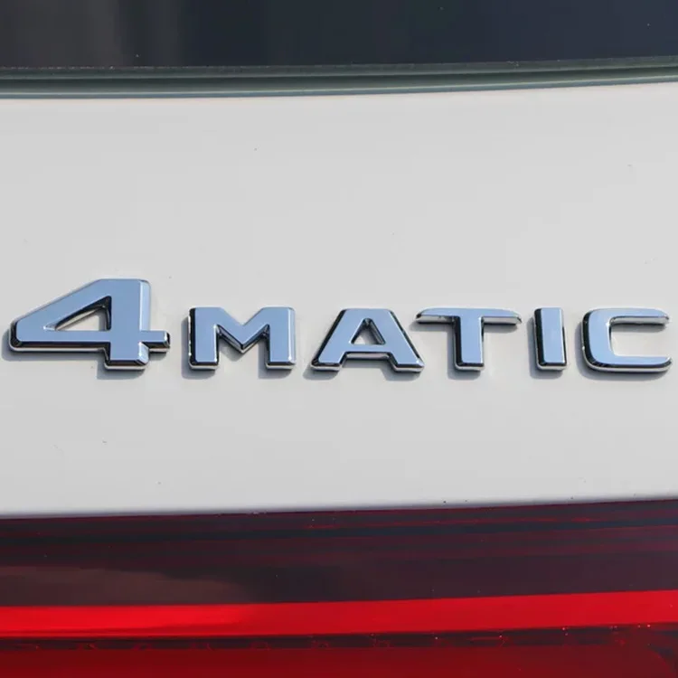 1 шт. 3D ABS 4matic багажник хромированный матовый черный значок-эмблема автомобильные