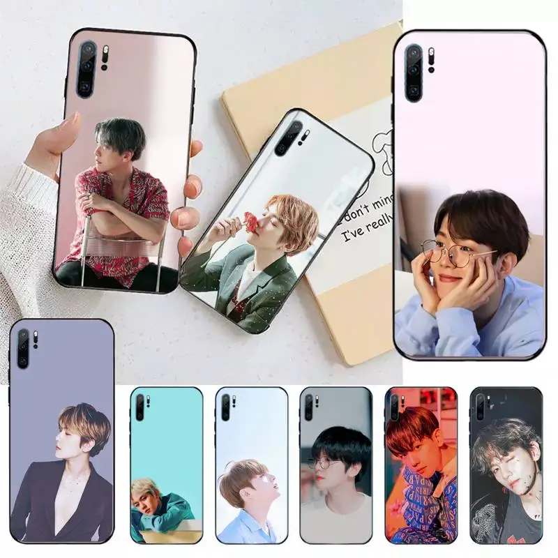 

EXO BaekHyun kpop singer Phone Case For Huawei honor Mate P 10 20 30 40 i 9 8 pro x Lite smart 2019 nova 5t