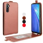 Чехол-книжка для Realme C21, C17, C15, C11, кожаный, противоударный