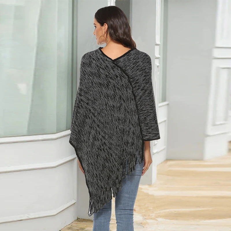 

2019 Latest Muslim Turkey Casual Tassel Knit Sweater Cloak Shawl Top Dubai Islamic Fashion Clothes Moroccan Arabi Middle East