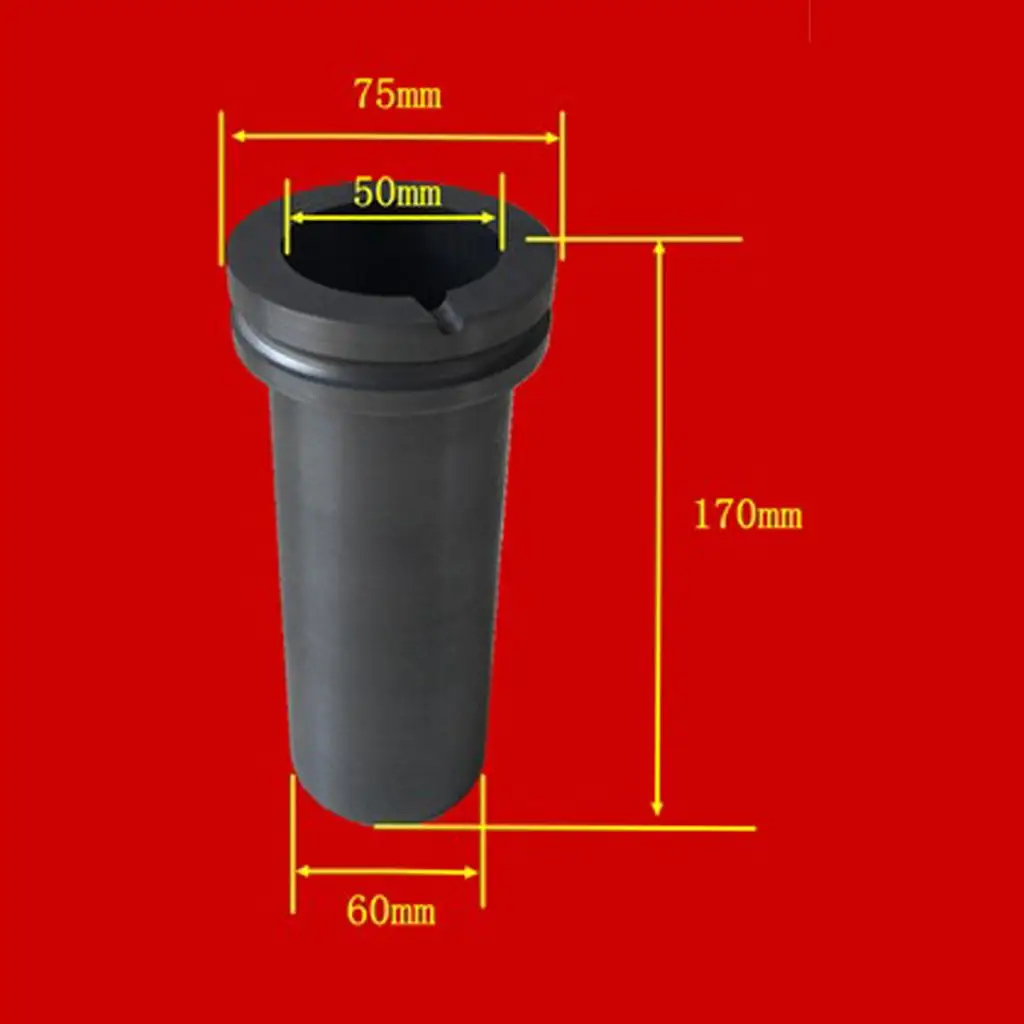 Графитовый тигель для плавления металла золотого и серебряного отходов 1 кг/2 кг/3