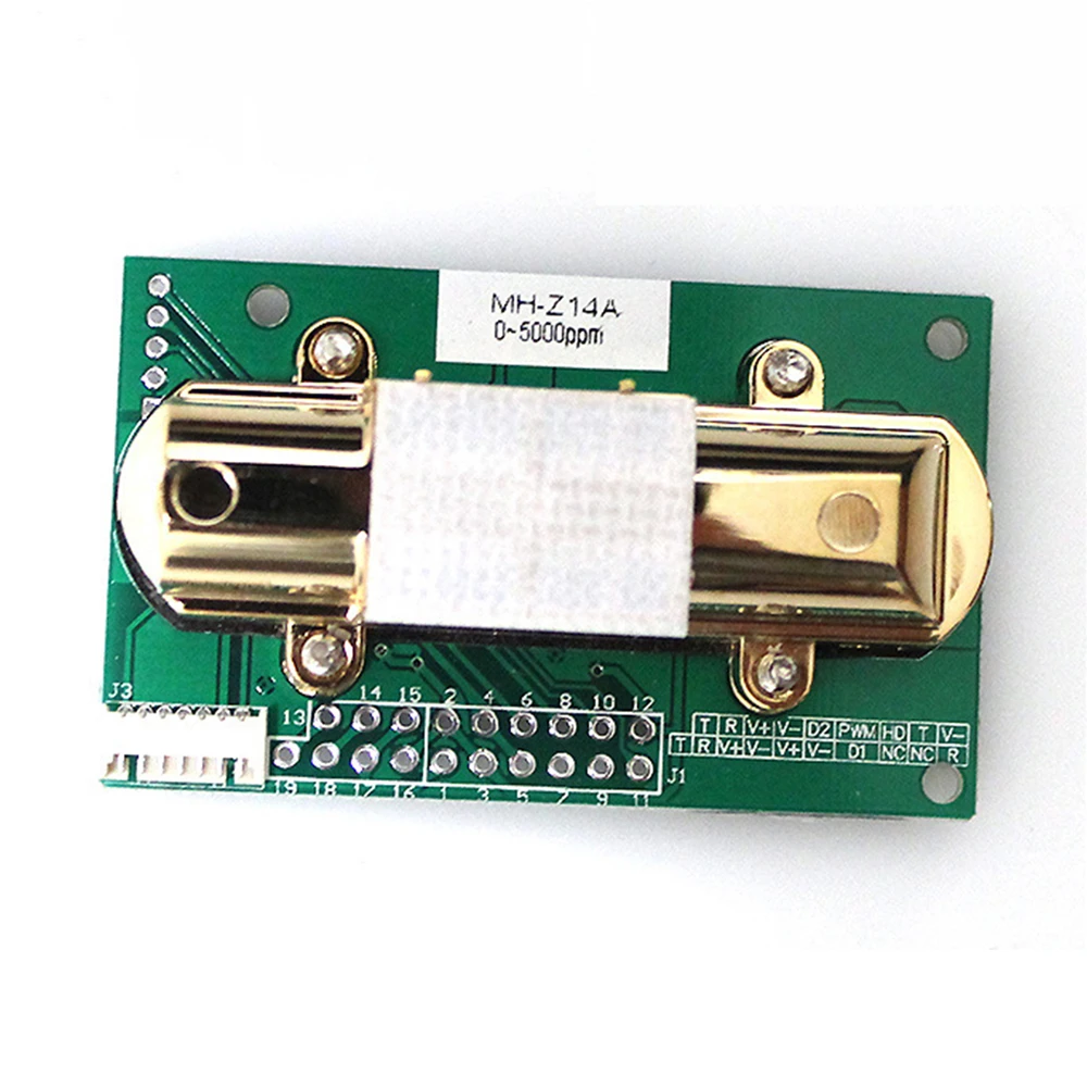 

Infrared Carbon Dioxide Sensor Module DC 4-6V Replacement MH-Z14A PWM Analog Output 0-5000PPM CO2 Sensor Module