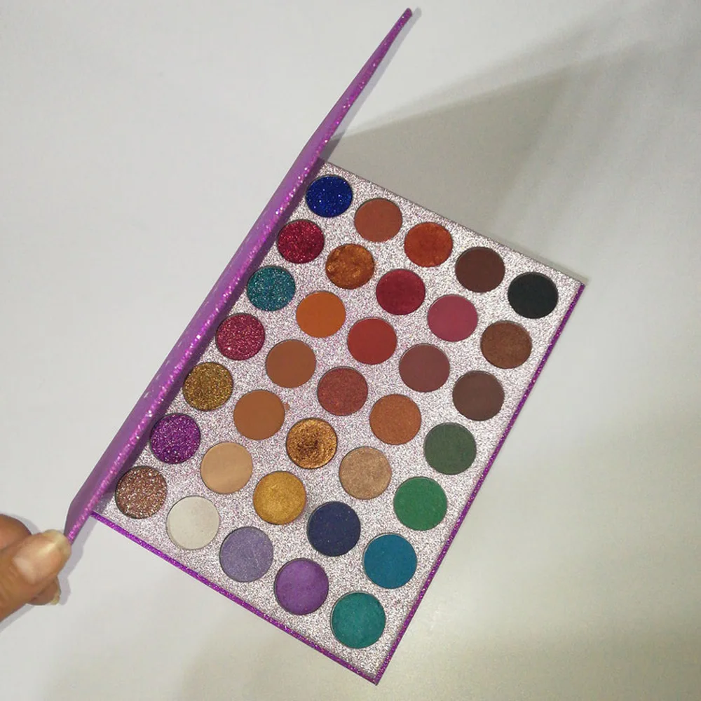 Матовая Бриллиантовая палитра легкие в окрашивании тени для век косметика