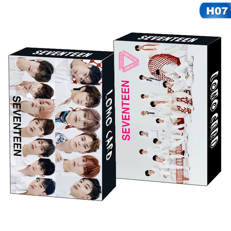 

30PCS/Set Kpop ITZY SEVENTEEN ASTRO MOMOLAND TREASURE Photocard HD Photo Album Photocard LOMO Card for Fans Gift