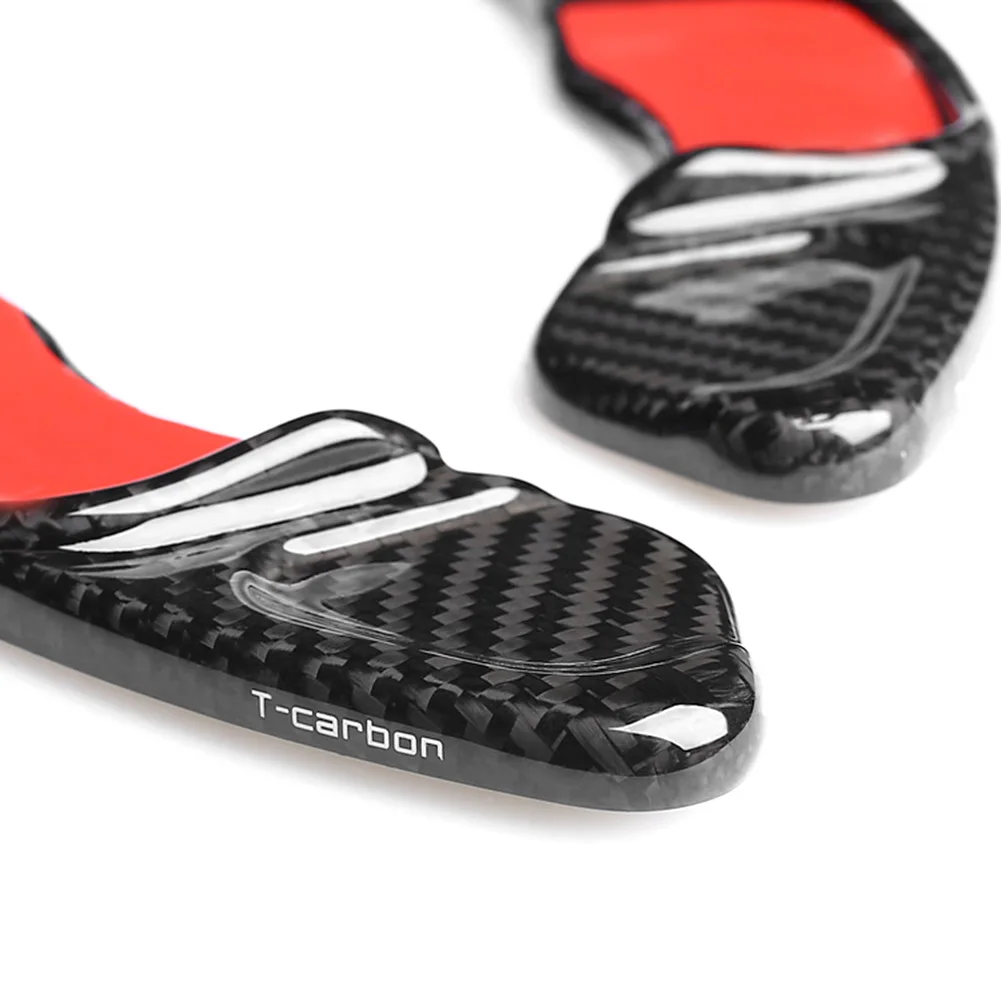 

For Volkswagen VW Golf 7 GTI MK7 R 2015-2017 Car Steering Wheel Shift Paddle Shifter Extensions Real Carbon Fiber