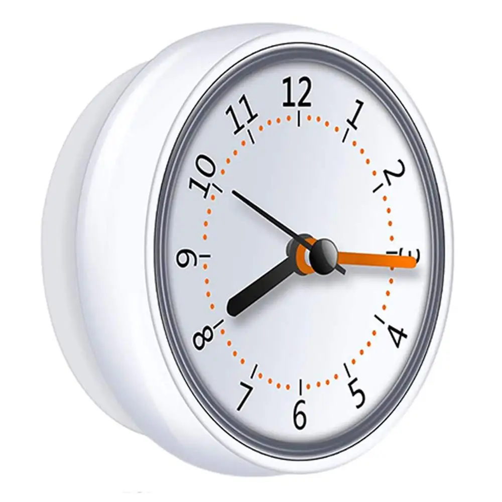 Настенные часы для ванной комнаты 2020 водонепроницаемые настенные с наклейками и