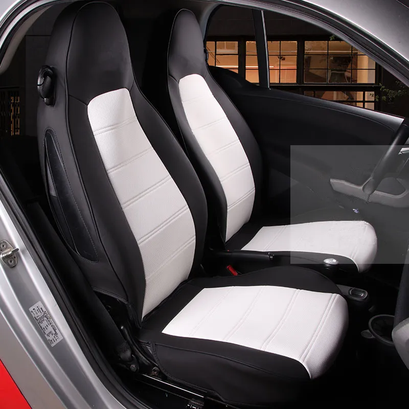 Four Seasons Pu Leather Car Seat Covers Surrounded for Smart fortwo 2009 2010 2011 2012 2013 2014 Interior Styling Accessories | Автомобили