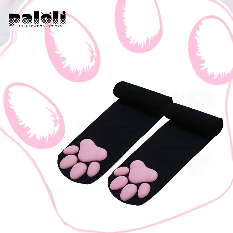 

Fashion Cat Paw Socks for Women Girls Kawaii 3D Cat Claw Stockings Cute Gift Lolita PawPads Cosplay Cat Paw Pad Thigh High Socks