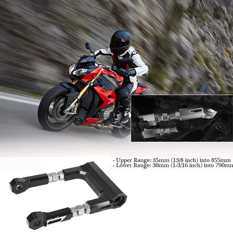 

Motorcycle CNC Lowering Links Kit Suspension Linkage Drop Adjustable Kit for-BMW S1000RR S1000XR S1000R 2013-2020