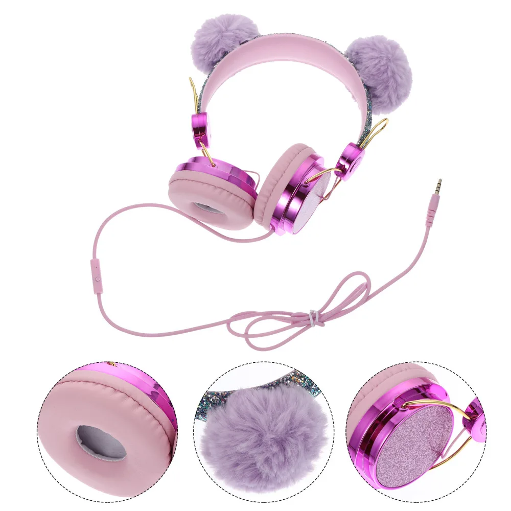 

Children Cartoon Computer Cellphone Headset Practical Portable Computer Headset
